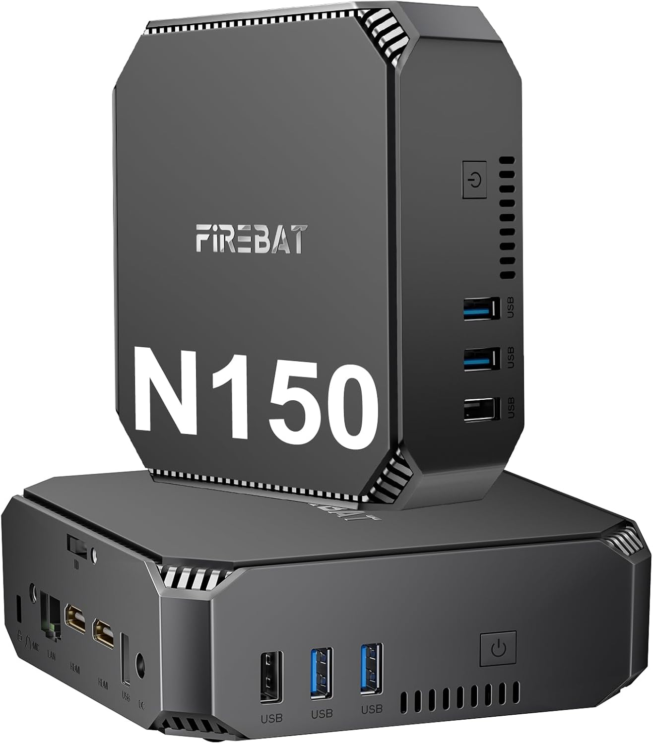 Desktop Computer FIREBAT Mini PC N100 Intel, 512GB M.2 SSD